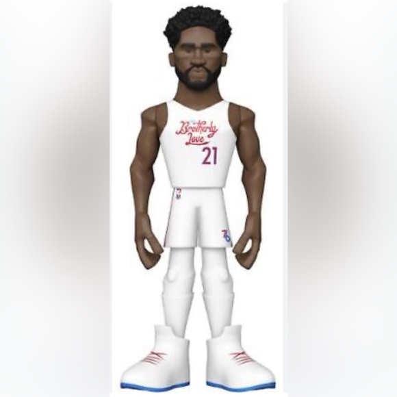 Funko Other - Funko NBA Joel Embiid Premium Vinyl Gold Chase Figure 12”H